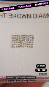 Natural Light Brown Diamond Deal (0.37 cts)
